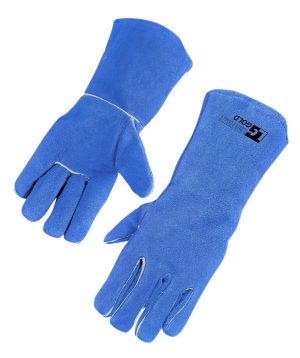 5 Doz pack Welding Gloves HEAT RESISTANT Cow Split Leather BBQ/Camping/Cooking