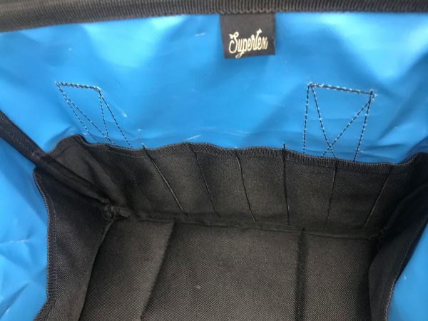 Supertex Tool Bag, Multi-Purpose Storage Bag Wide Mouth and Zipper