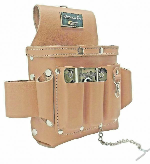 Leather Gold Leather Electrician Tool Pouch ELECTRICIAN PRO, 3400