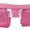 LEATHER GOLD Genuine Finished Leather Framer’s adjustable Rig, Tool Belt 3450