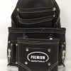 Leather Gold “PREMIUM” ,Ten Pocket, Oil Tanned, Tool Pouch, With, Hammer Holders