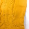Leather Gold Yellow Goat Grain Leather Palm Gloves Thumb Reinforced Size "XL"