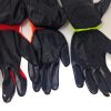 120 Pairs Mastpur Nitrile Coated Work Gloves (Size Small) Green, Orange  & Red