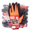 120 Pairs Mastpur Nitrile Coated Work Gloves (Size Small) Green, Orange  & Red