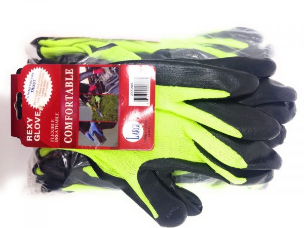 120 Pairs Mastpur Nitrile Coated Work Gloves (Size Small) Green, Orange  & Red