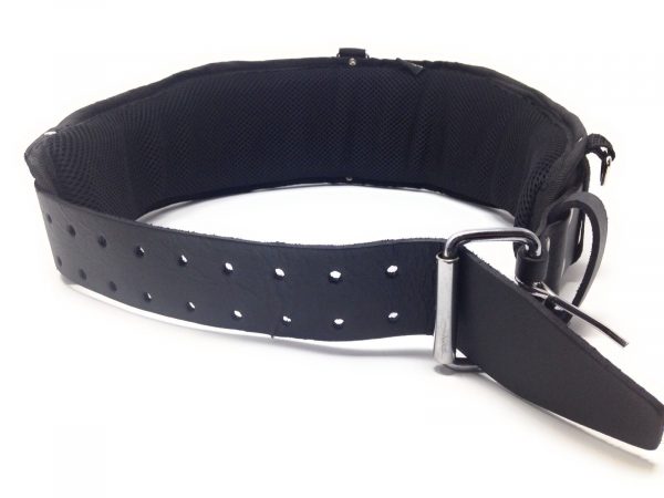 Pack Of 5, 5" Foam Padded Work Belts With Cow Leather Outer Belt Fits Up To 48"