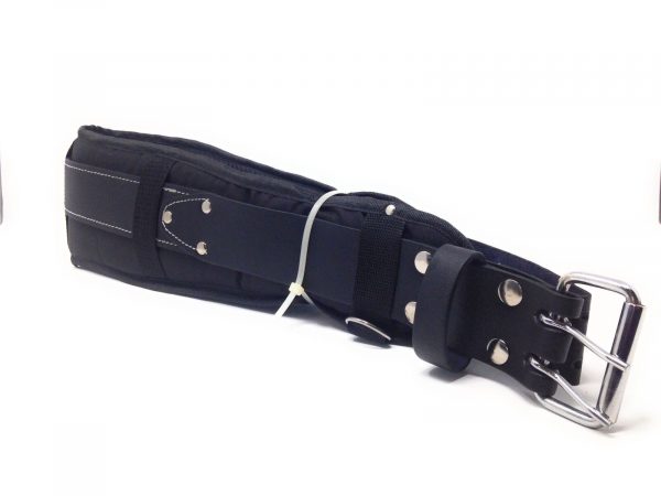 Pack Of 5, 5" Foam Padded Work Belts With Cow Leather Outer Belt Fits Up To 48"