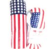16 oz USA FLAG COLOR BOXING GLOVES & PUNCHING BAG TRAINING SET for Youth