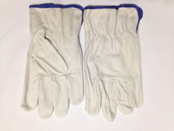 10 Dozen Pr Pack Cow Hide Grain Leather Drivers  golve Natural Color   Large (L)