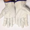 10 Dozen Pr Pack Cow Hide Grain Leather Drivers  golve Natural Color   Large (L)