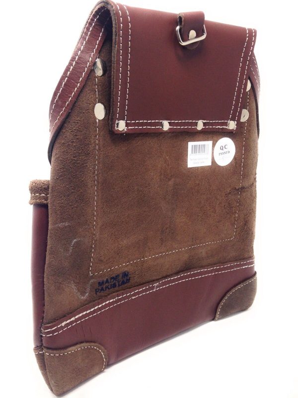 Pack Of 5  Leather Gold PROFESSIONAL Ten Pocket Grain Leather Tool Pouch,Holders