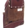 Leather Gold PROFESSIONAL Ten Pocket Grain Leather Tool Pouch With Hammer Holder