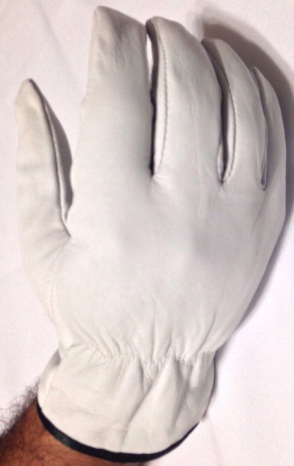 12 Pair Pack, Goat Skin Grain Leather Drivers, work safety gloves (PPE), Size  S