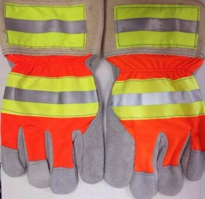 High Visibility Heavy Cow Suede Leather (Brushed) Glove