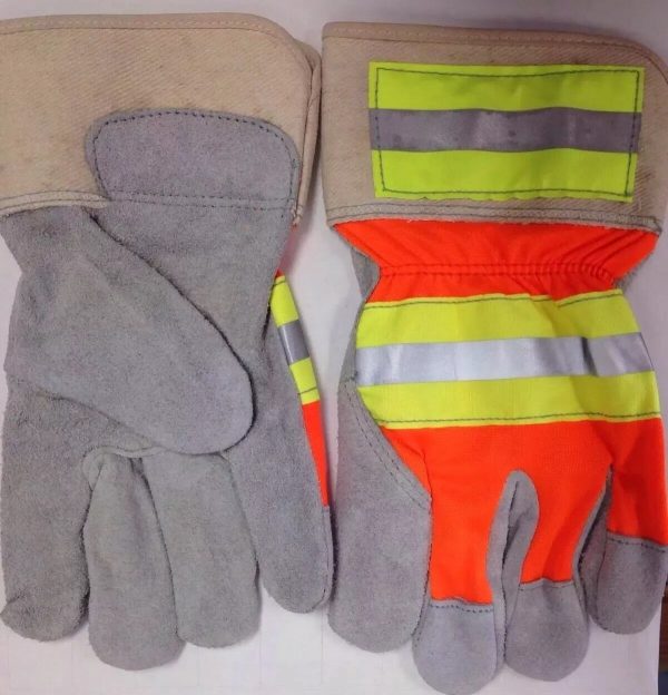 High Visibility Heavy Cow Suede Leather (Brushed) Glove