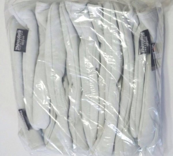 12 Pair , Goat Skin Grain Leather Thinsulate Lining ,  safety gloves (PPE), L